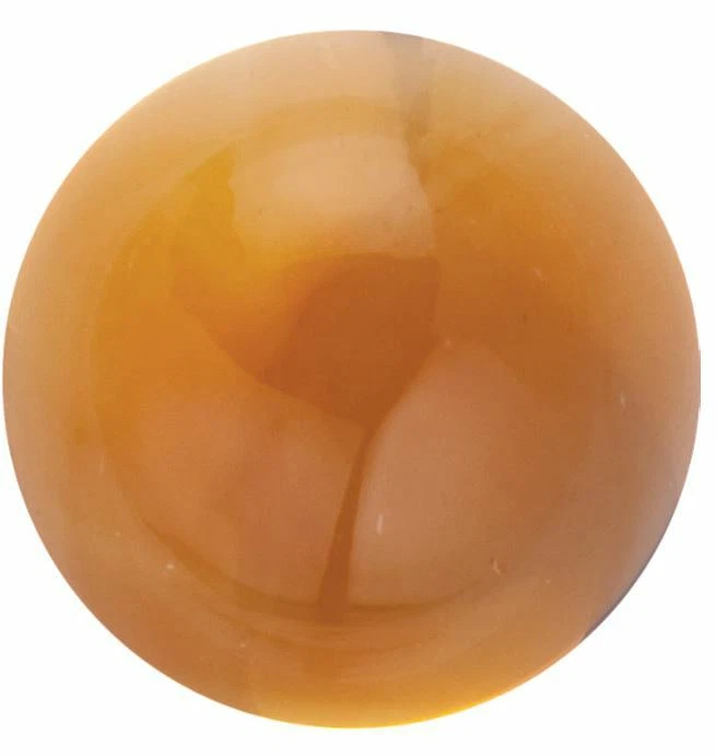 Natural Fine Orange Gold Citrine - Round Cabochon - Brazil - AAA Grade - Image 1 of 1