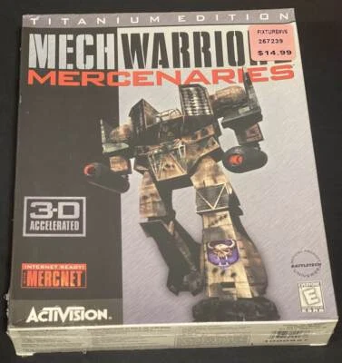 MECHWARRIOR 2 MERCENARIES TITANIUM EDITION SEALED BIG BOX PC GAME BATTLETECH - Image 1 of 4