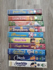 Job lot 10 x Walt Disney Classic PAL/VHS Videos. - Bild 1 von 3