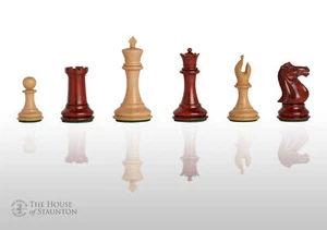 The Collector Luxury Chess Set - Pieces Only - 3.0" King - Blood Rosewood - Picture 1 of 12