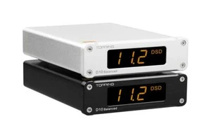 TOPPING D10B Bilanciato USB ES9038Q2M DAC XU208 PCM384kHz DSD256 Decoder Supporto - Foto 1 di 10