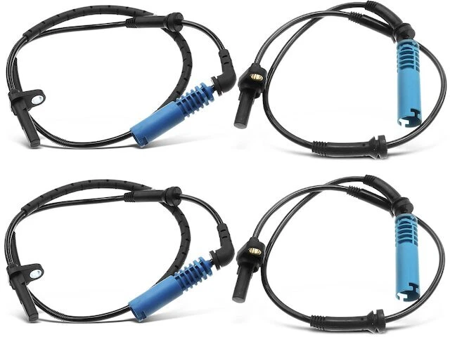ABS Speed Sensor Set For 2006-2010 BMW 650i Base 4.8L V8 2007 2008 2009 SS991PX - Image 1 of 1