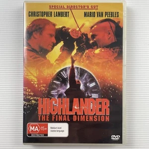 Highlander: The Final Dimension DVD Special Director's Cut Region 4 Action - Picture 1 of 2