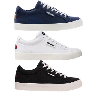Ellesse Stefania Vulc Herren Canvas Turnschuhe UVP £45 Größe 6 - 6,5 NUR AUSVERKAUF