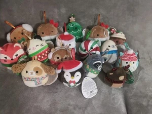 Set Of 16 Squishmallows Kellytoy 4"  Christmas Holiday Ornament  2023 - Picture 1 of 18