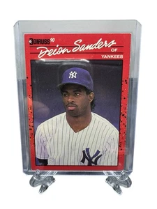 1990 Donruss Deion Sanders #427 Rookie Card RC New York Yankees - Picture 1 of 2