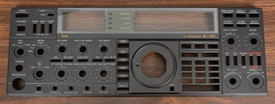 ICOM IC-761 RICAMBI: PANNELLO FRONTALE PRESSOFUSO con VETRO (761-G) - Immagine 1 di 4
