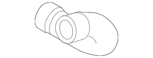 Genuine GM Rear Radiator Inlet Hose 92246933 - Picture 1 of 3