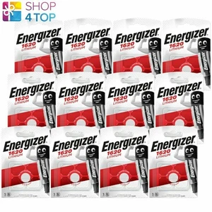 12 ENERGIZER CR1620 LITHIUM BATTERIES 3V COIN CELL DL1620 EXP 2029 NEW - Picture 1 of 1