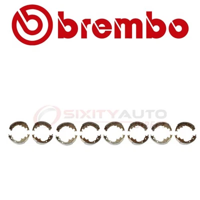 4 pc Brembo Rear Drum Brake Shoe for 1984-1995 Plymouth Voyager  - Braking cj Foto 1 de 4
