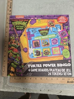 Bingo de poder TMNT Teenage Mutant Ninja Turtle Mayhem, sellado, 2024 Foto 1 de 4