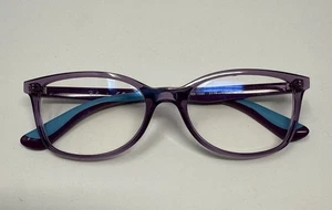 Ray-Ban Jr RB1586 3776 Lila Kristall/Blau 47-16-130 Brille Brillengestell ~ Kinder A+ - Bild 1 von 9