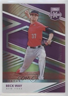 2020 Panini Elite Extra Edition Status Purple /249 Beck Way #136 - Image 1 of 2
