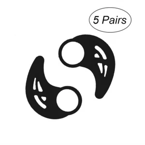 Earphone Hook Hanger Hook Earphone Ear Hooks Earbuds Silicone Earhooks - Picture 1 of 12