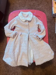 Nannette Girls Long Sleeve Coat and Dress Set 2-Piece, Size 4 Valentine’s Day - Picture 1 of 3