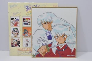Inuyasha & Sesshomaru Mini Shikishi Collection Illustration colored paper 2017 - Picture 1 of 13