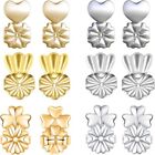6 Pairs Crown Earring Lifters Clutch Earring Backs For Droopy Ear Lobes
