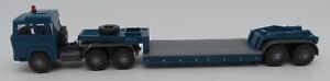 A Micro WIKING Ho 1/87 Truck Magirus Deutz Trailer Surbaissee Ring Gear #503