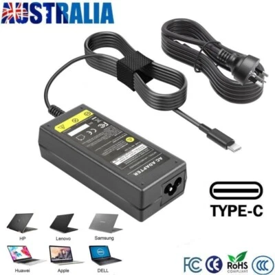 USB-C Type-C Adapter Laptop Charger Power 90W For Lenovo ThinkPad Acer Dell HP - image 1 of 4