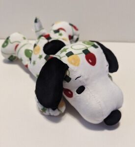 Hallmark Floppy Ears Snoopy Christmas Lights Plush Stuffed Toy