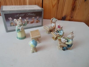 The Leonardo Collection Happy Families ""The Geography Lesson"" komplettes 6-teiliges Set - Bild 1 von 9