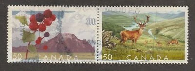 Canada 2005 #2106a Biosphere Reserves (Canada-Ireland Joint Issue) - Used pair - Image 1 of 4