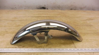 1980 Honda CM400T Twin H1353-1) guardabarros delantero cromado Foto 1 de 4