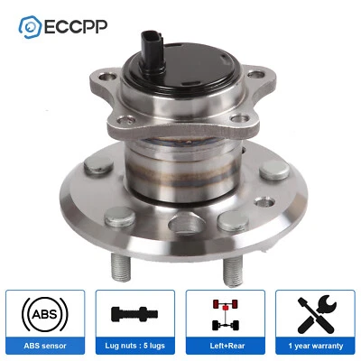 Cojinete de cubo de rueda trasero izquierdo 1 pieza para Toyota Camry Solara Lexus ES300 ES330 ES350 Foto 1 de 4