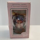 1997 Holiday Barbie 4" Decoupage Ornament with Wooden Ornament Stand IN BOX