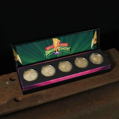 Mighty Morphin Power Rangers Limited Edition Coin Set LTD 1000 Exclusive NEW - Image 1 of 4
