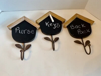 3 BIRDHOUSE CHALK BOARDS, FARMHOUSE STYLE 6 X 9” - Image 1 of 4