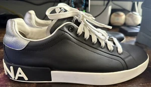 Dolce & Gabbana Portofino Black/Silver/White Size 8 - Picture 1 of 16