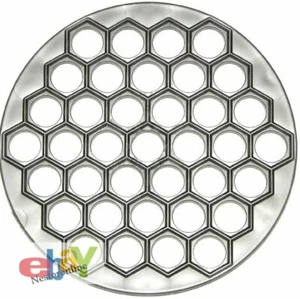 HQ Silver Plastic Ravioli Mold Pelmeni Pelmennica  Пельменница NEW