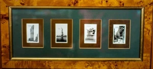 Irving Underhill circa 1915 Framed New York Landmarks | 10" x 21" - Picture 1 of 5