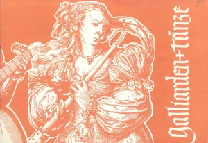 Galliarden Und Tänze For 4-part Recorder 1959 Widmann Weber Magdalena Felicitas - Picture 1 of 7