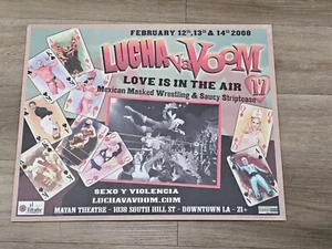 2008 Lucha Va Voom Love Is In The Air Mayan Theatre Used - Picture 1 of 4