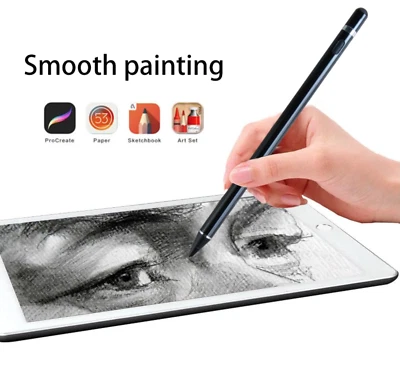 DIGITAL ACTIVE STYLUS PEN/CIL FINE POINT for iOS Android iPad Touch Screen  - Image 1 of 4