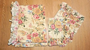 VINTAGE LAUREN RALPH LAUREN TWIN RUFFLED DUVET+ 2 SHAMS - Picture 1 of 2