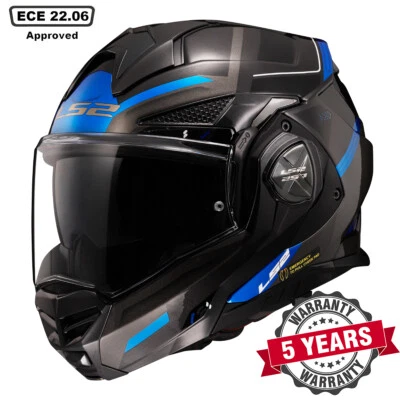 LS2 FF901 ADVANCE X ECE22.06 MODULAR CASCO MOTO INTEGRAL ESPECTRO AZUL Foto 1 de 3