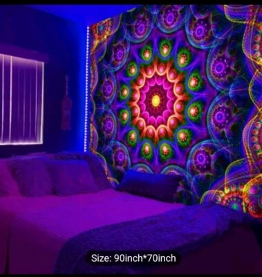 Boho Backdrop Background for Photos Wedding; Wall Art Bohemian Tapestries Decor  - Image 1 of 2