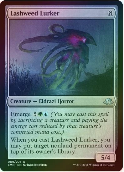 1 x Lashweed Lurker - Foil - Eldritch Moon - LP - Magic The Gathering - MTG - Image 1 of 1