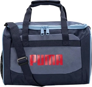 Puma Kids Evercat Transformation Duffle Bag - Navy Blue Red - Picture 1 of 4