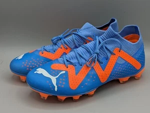 New Puma Future Match FG Soccer Cleats - Blue/Orange Size 7 Mens - Picture 1 of 7