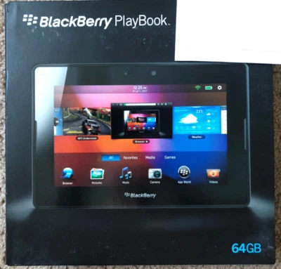 New BLACKBERRY PLAYBOOK 64GB Wi-Fi 7-INCH TABLET - Image 1 of 3