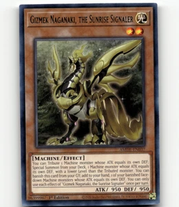 Yugioh Gizmek Naganaki, the Sunrise Signaler Amazing Defenders Rare - Picture 1 of 1