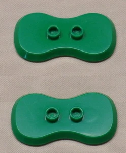 x2 NEW Lego Green Minifigure Stands for Your COLLECTIBLE MINIFIGS - Picture 1 of 1