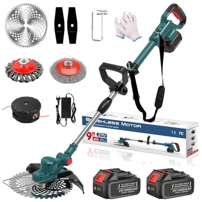 Hochleistungs Rasentrimmer mit Akku, TAP-N'-GO Kopf und 2 Akkus von Hengriacly - Bild 1 von 4