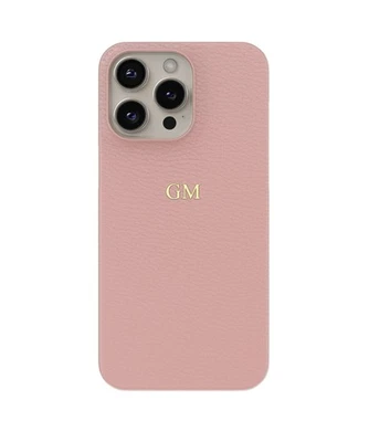 Pink Genuine Leather iPhone Case - Image 1 of 3