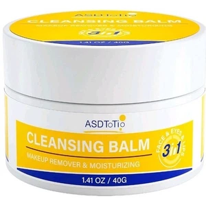3 in 1 Cleansing Balm- Eye Face Lip Cleansing Balm Makeup Remover,Natural Gentle - Picture 1 of 2