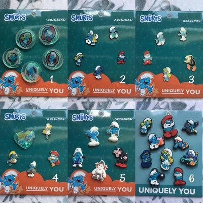 Crocs Hecho a Mano Jibbitz 5-10 piezas Los Pitufos Papá Pitufa Brainy Juego de Dijes para Zapatos Foto 1 de 4